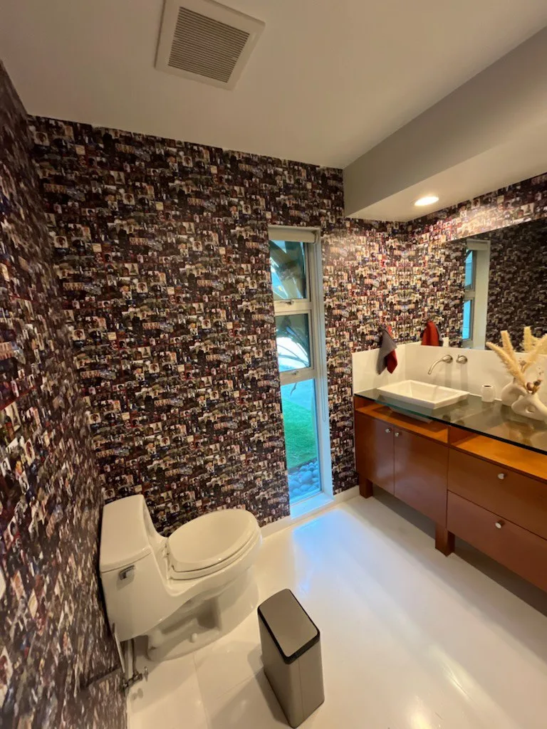 Wallpaper installation project in Gold Coast, Chicago