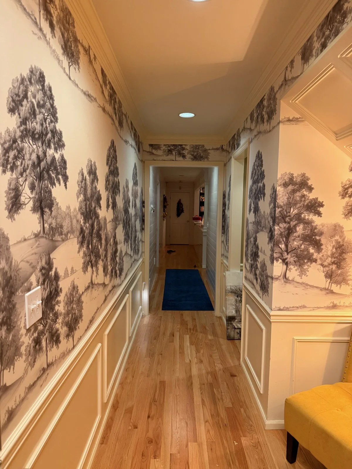 Residential wallpaper installation in Lakeview, Chicago