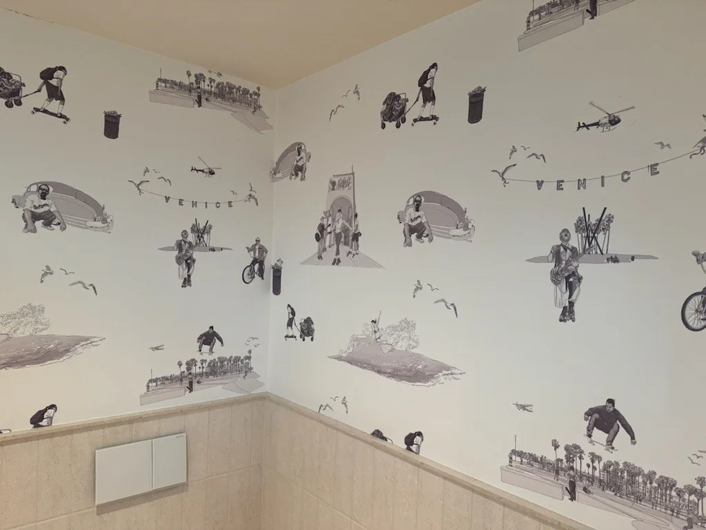 Commercial wallpaper project in Old Town, Chicago