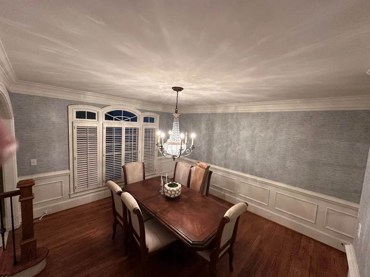 Historic home wallpaper restoration in River North, Chicago