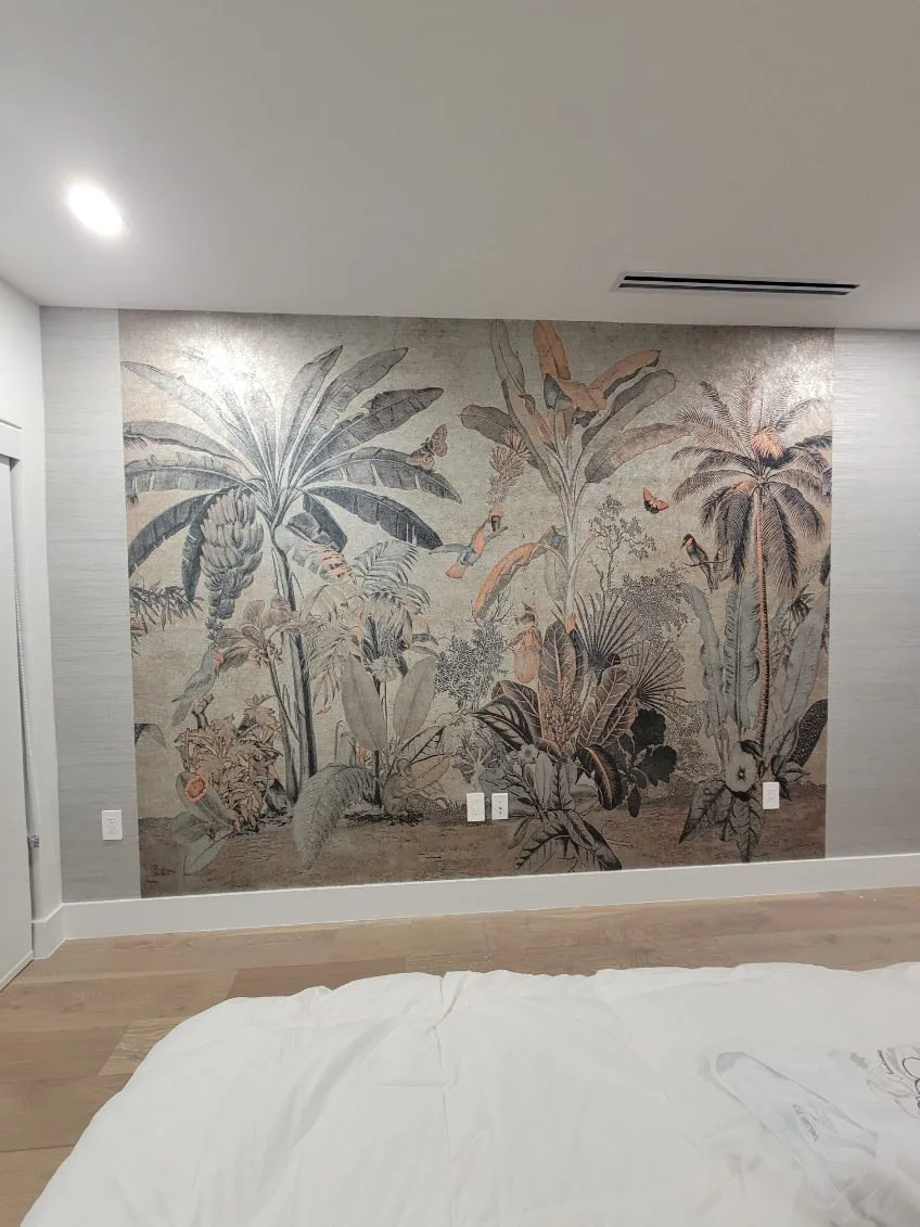 Wallpaper installation in Albany Park