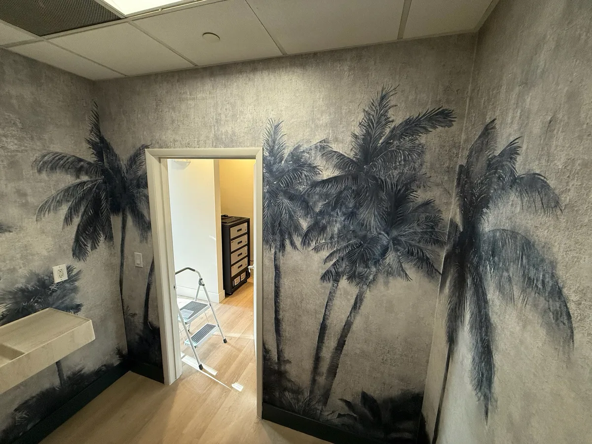 Wallpaper installation in Brighton Park