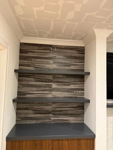 Wallpaper installation in Logan Square